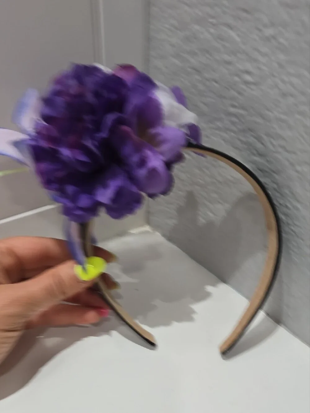 Floral Purple Headband for Women - Stylish Flower Hair Accessory